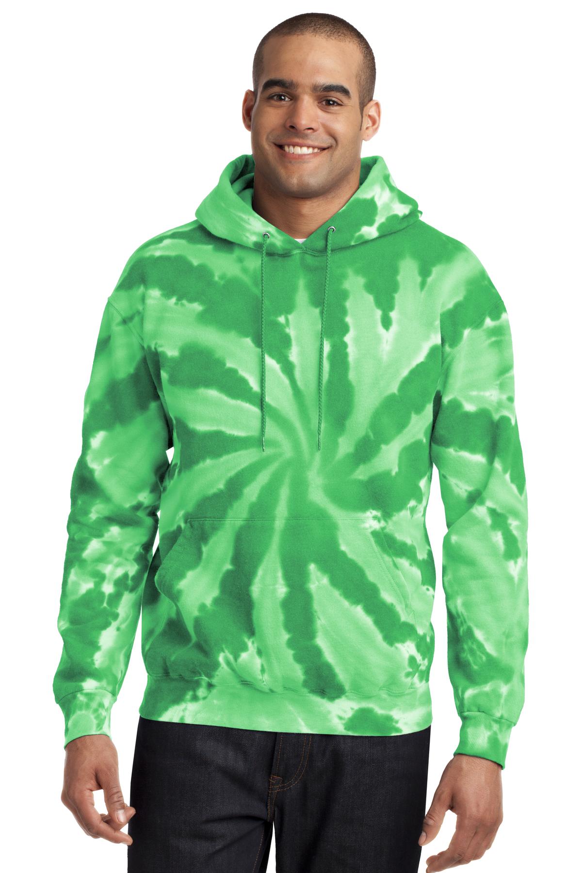 Port & Company? Tie-Dye Pullover Hooded Sweatshirt. PC1