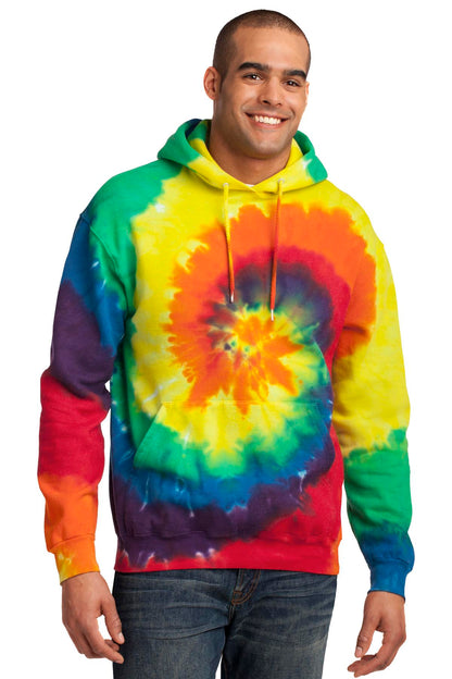 Port & Company? Tie-Dye Pullover Hooded Sweatshirt. PC1
