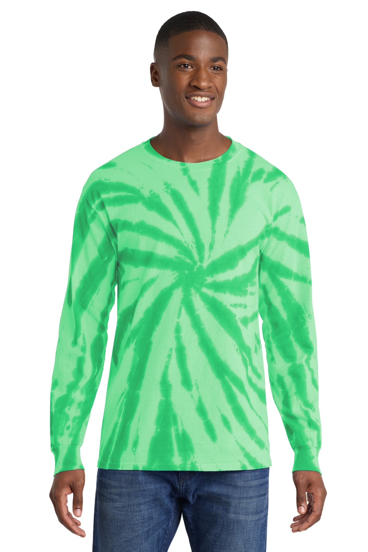 Port & Co™ Tie-Dye Long Sleeve Tee