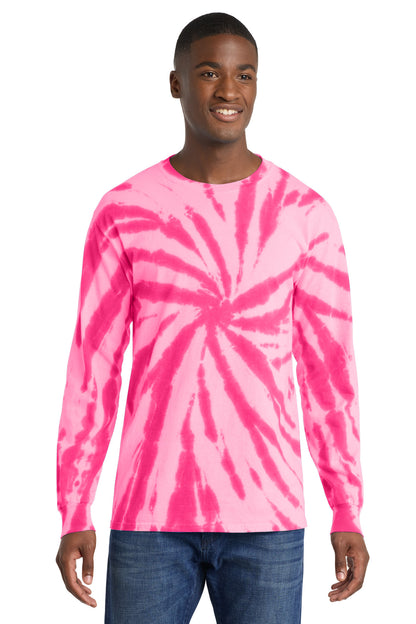 Port & Co™ Tie-Dye Long Sleeve Tee