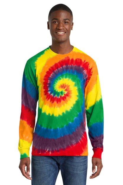 Port & Co™ Tie-Dye Long Sleeve Tee
