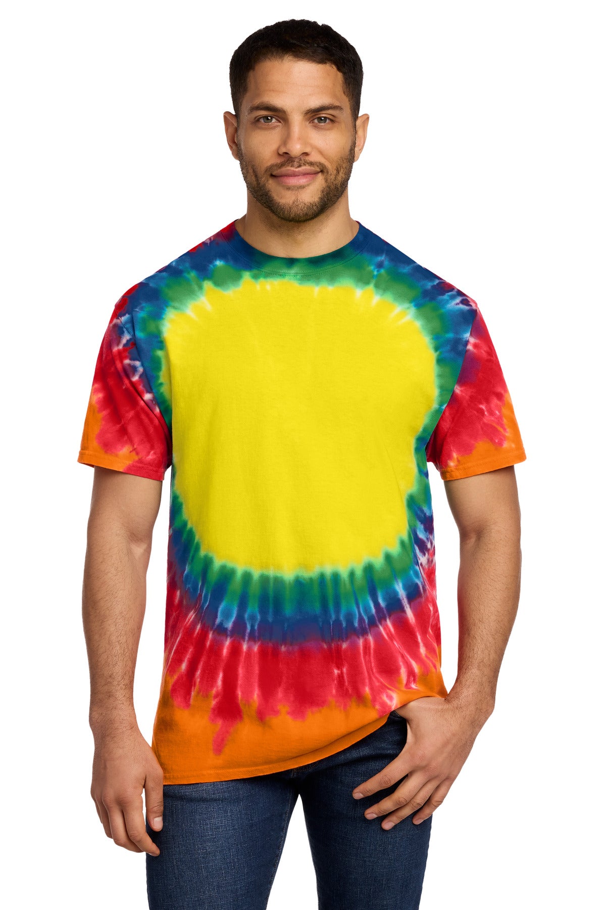 Port & Co™ Window Tie-Dye Tee