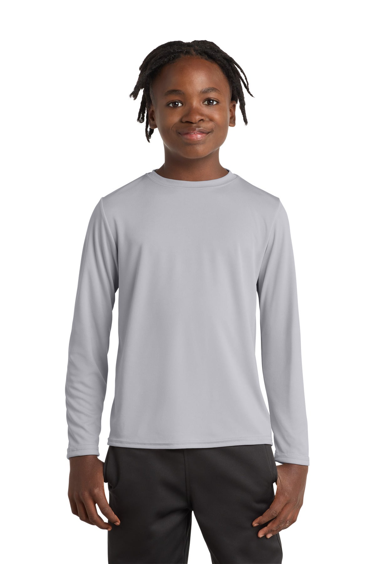 Port & Co™ Youth Long Sleeve Performance Tee