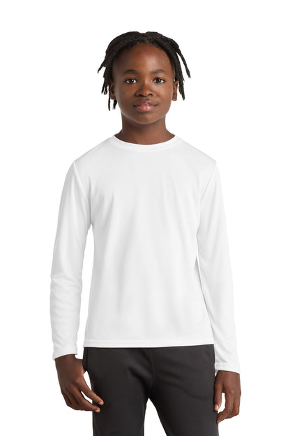 Port & Co™ Youth Long Sleeve Performance Tee