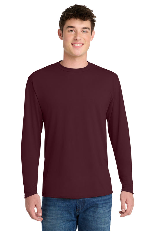 Port & Co™ Long Sleeve Performance Blend Tee