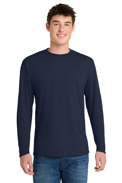 Port & Co™ Long Sleeve Performance Blend Tee