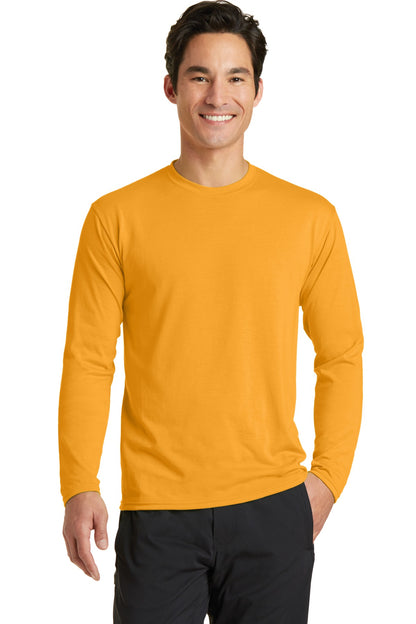Port & Company? Long Sleeve Performance Blend Tee. PC38