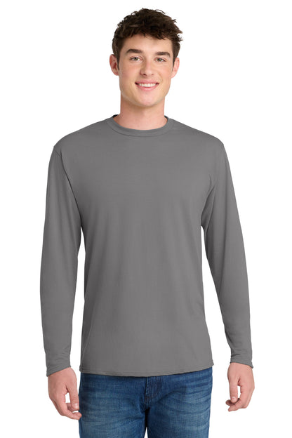 Port & Co™ Long Sleeve Performance Blend Tee