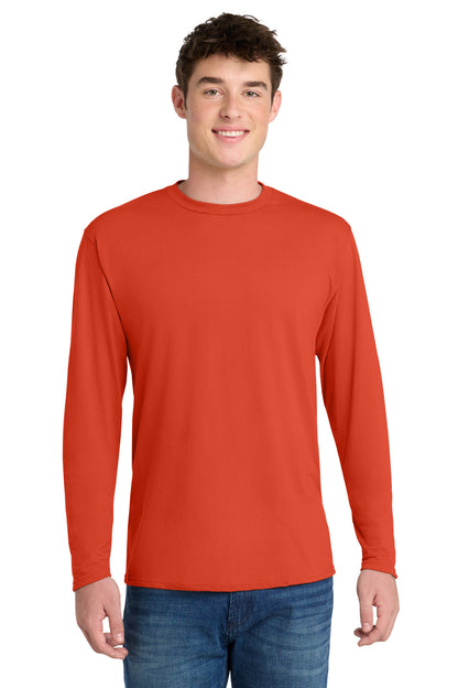 Port & Co™ Long Sleeve Performance Blend Tee