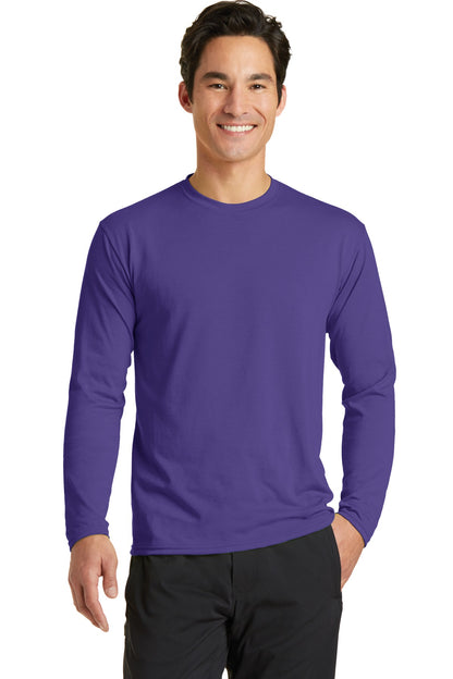 Port & Company? Long Sleeve Performance Blend Tee. PC38