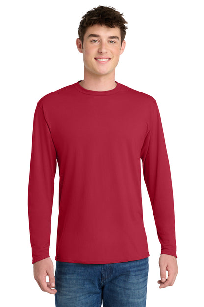 Port & Co™ Long Sleeve Performance Blend Tee