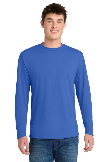 Port & Co™ Long Sleeve Performance Blend Tee
