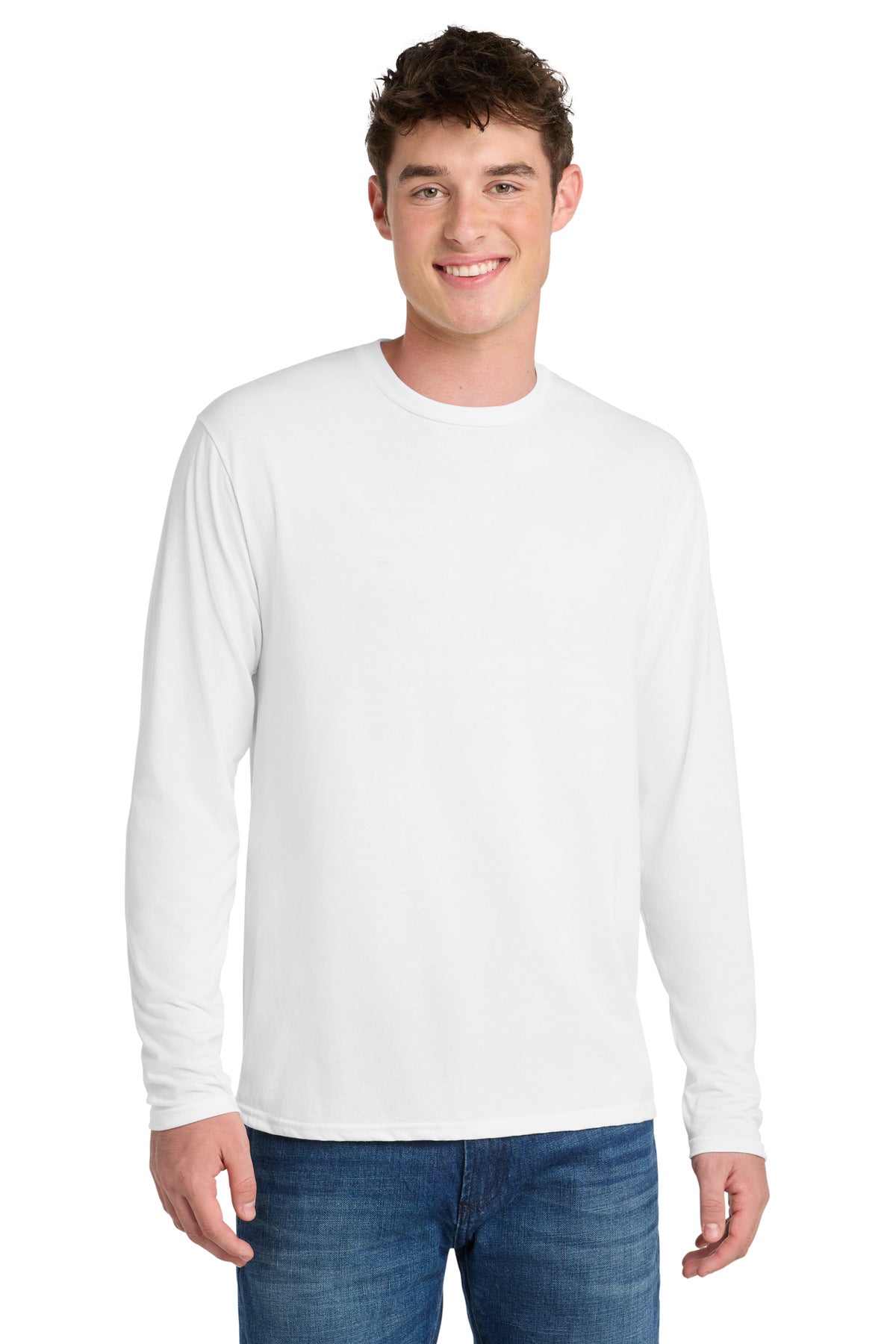 Port & Co™ Long Sleeve Performance Blend Tee