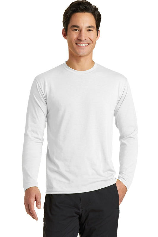 Port & Company? Long Sleeve Performance Blend Tee. PC38