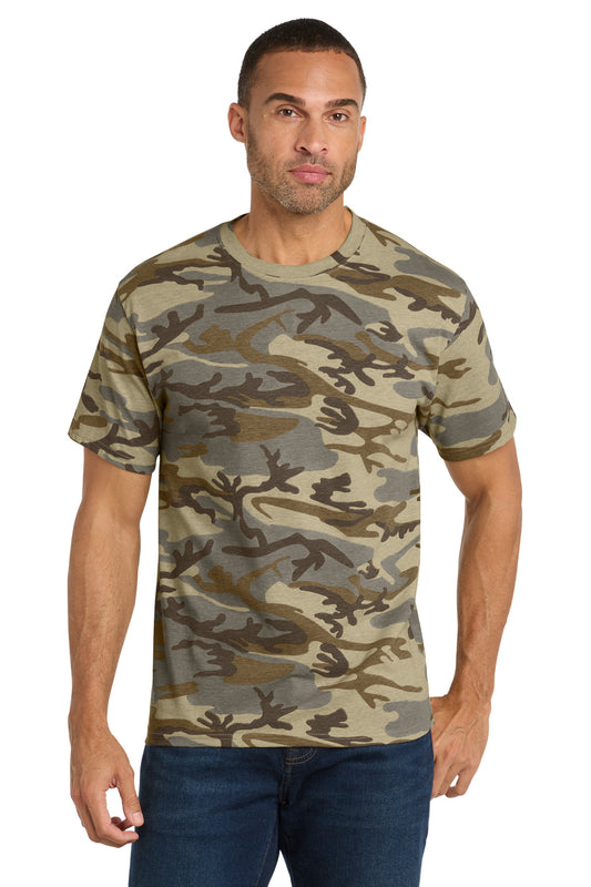 Port & Co™ Core Cotton Camo Tee