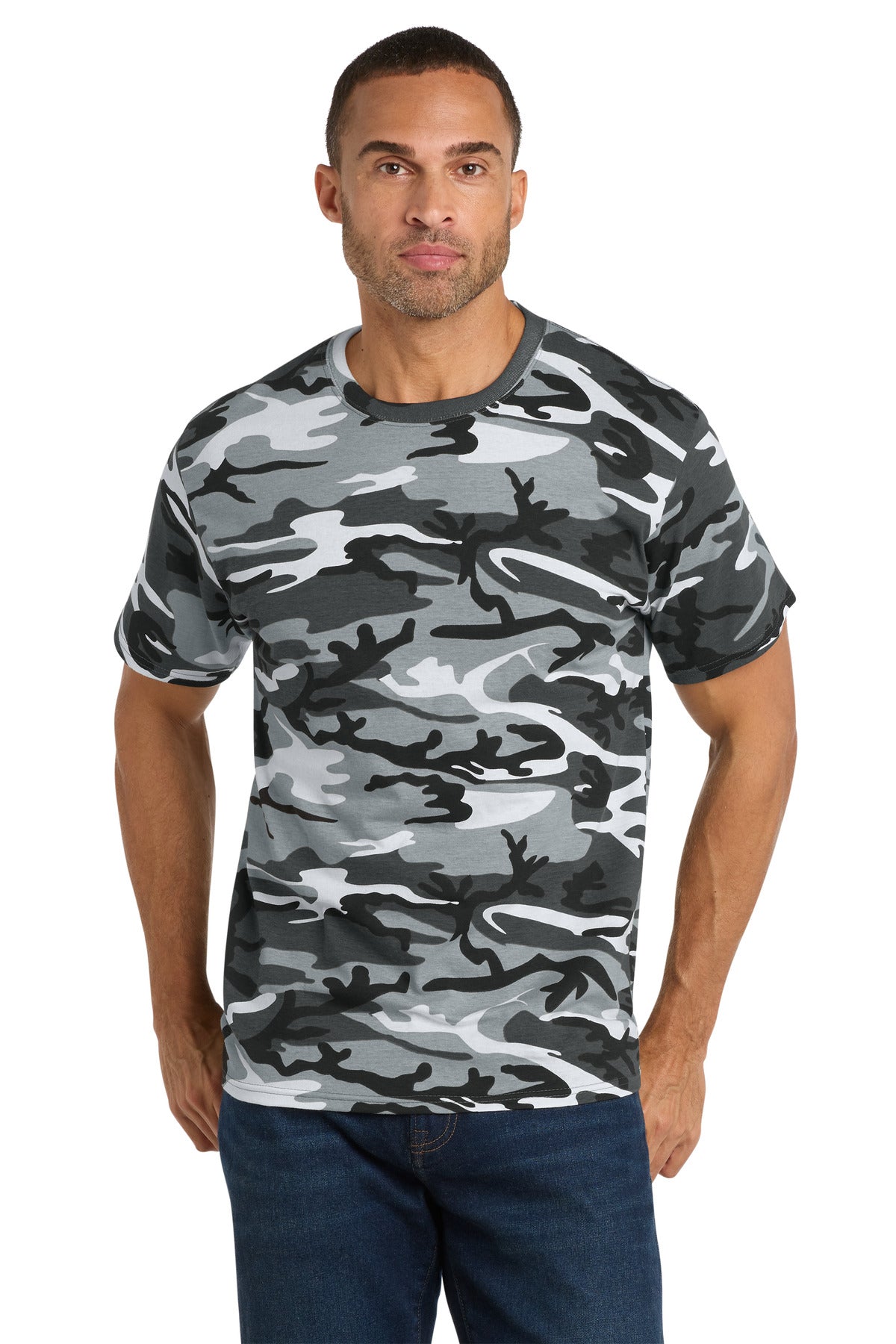 Port & Co™ Core Cotton Camo Tee