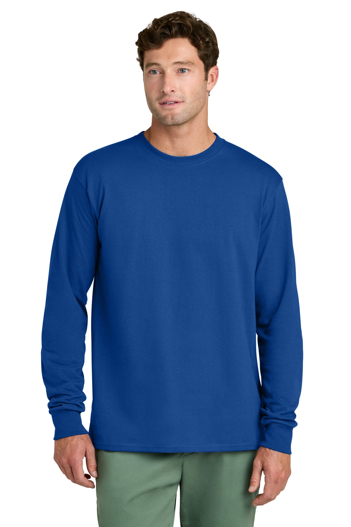 Port & Co™ Long Sleeve Core Cotton Tee
