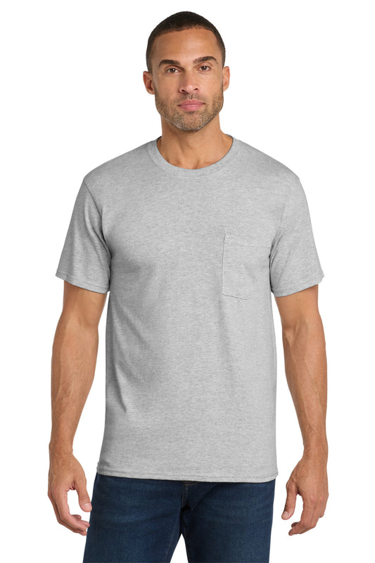 Port & Co™ Core Cotton Pocket Tee