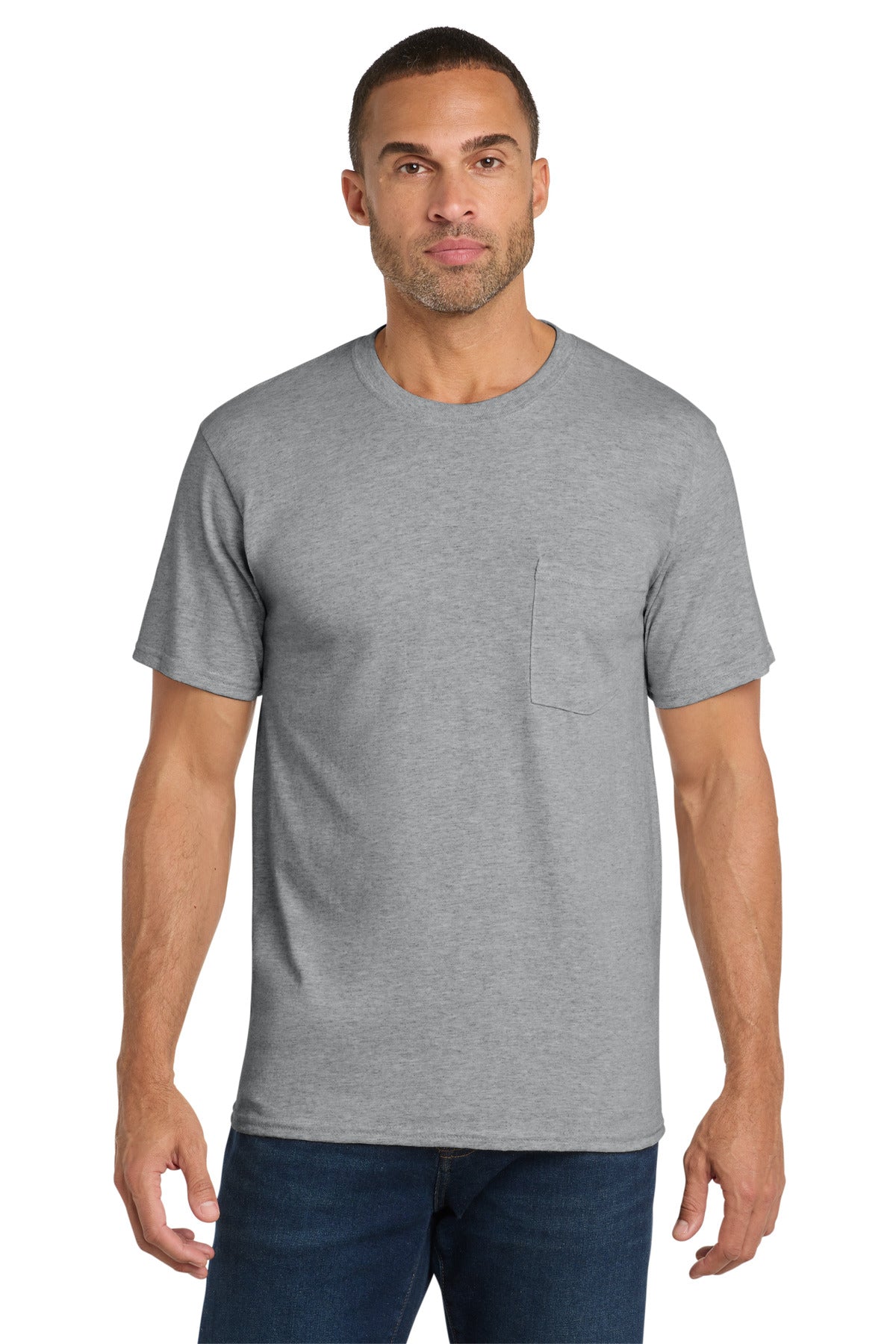 Port & Co™ Core Cotton Pocket Tee