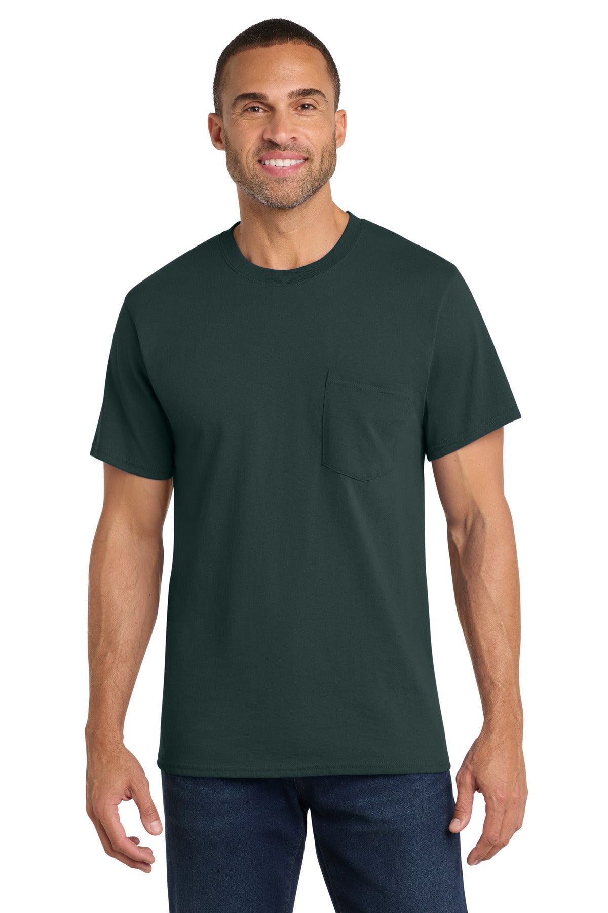 Port & Co™ Core Cotton Pocket Tee
