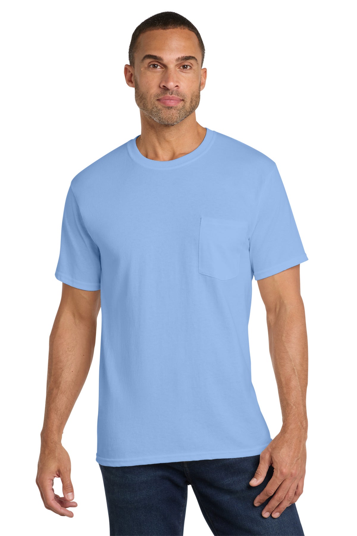 Port & Co™ Core Cotton Pocket Tee