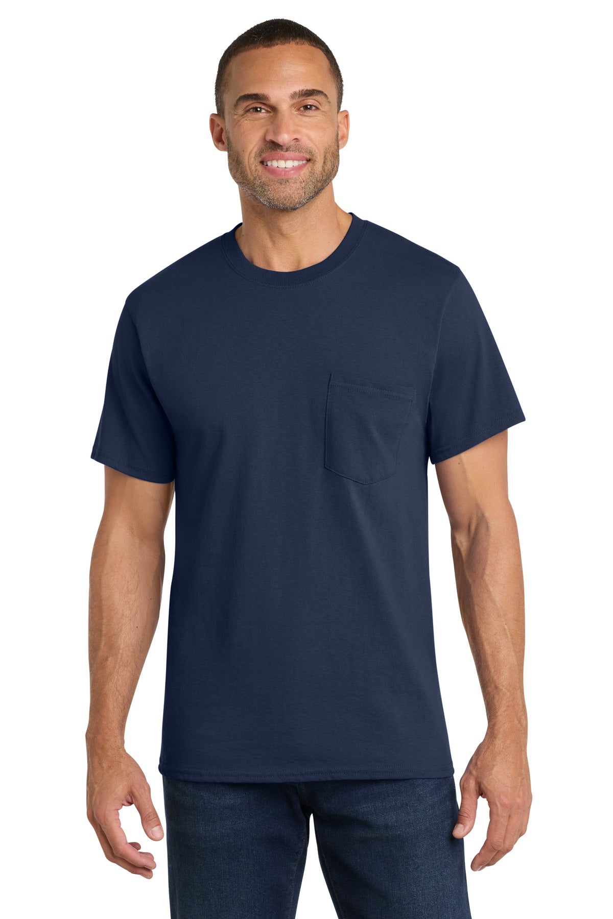 Port & Co™ Core Cotton Pocket Tee