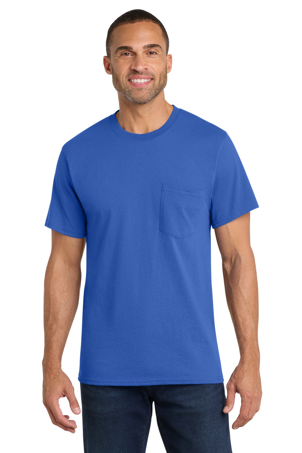 Port & Co™ Core Cotton Pocket Tee