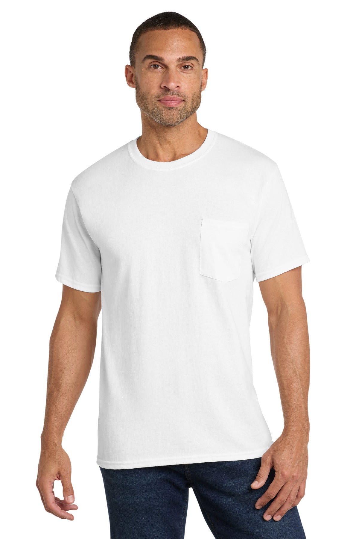 Port & Co™ Core Cotton Pocket Tee