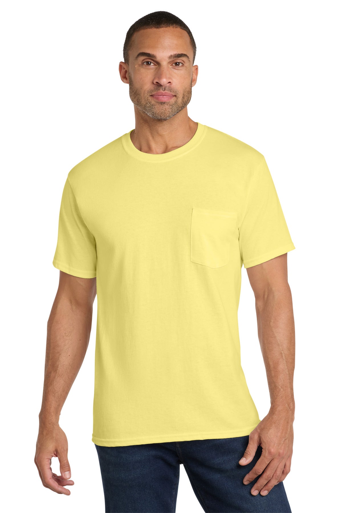 Port & Co™ Core Cotton Pocket Tee