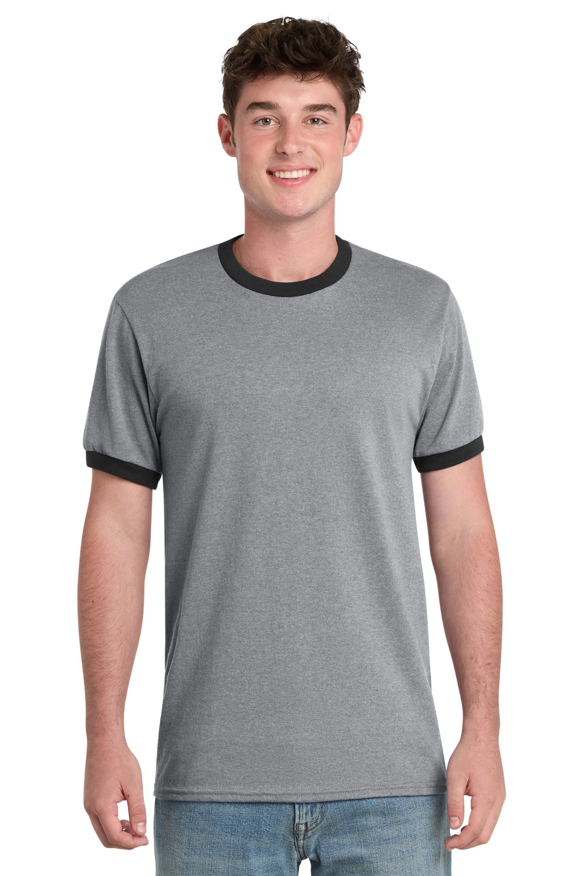 Port & Co™ Core Cotton Ringer Tee