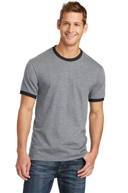 Port & Company? Core Cotton Ringer Tee.  PC54R
