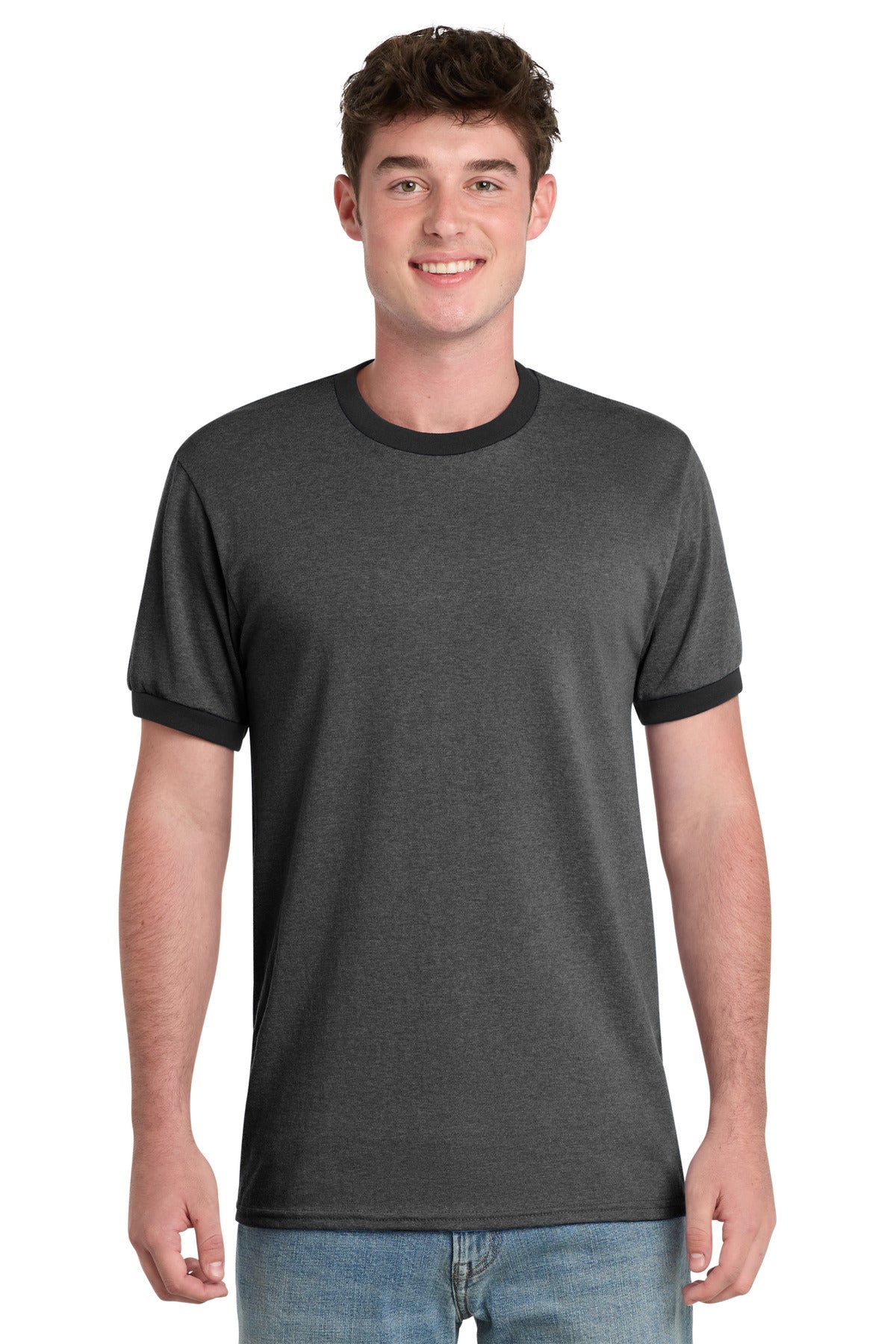 Port & Co™ Core Cotton Ringer Tee