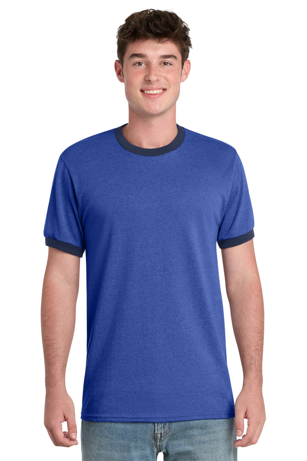 Port & Co™ Core Cotton Ringer Tee