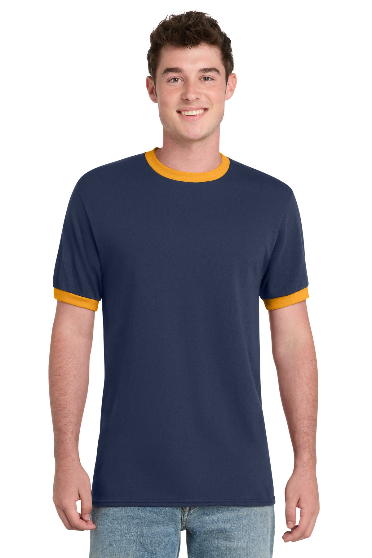 Port & Co™ Core Cotton Ringer Tee