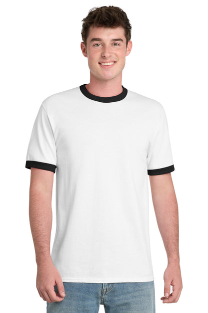 Port & Co™ Core Cotton Ringer Tee