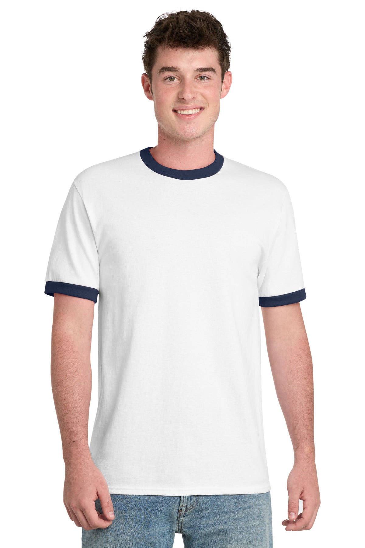 Port & Co™ Core Cotton Ringer Tee