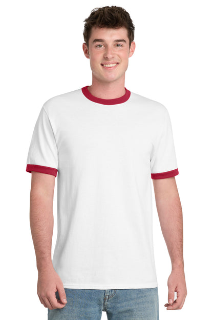 Port & Co™ Core Cotton Ringer Tee