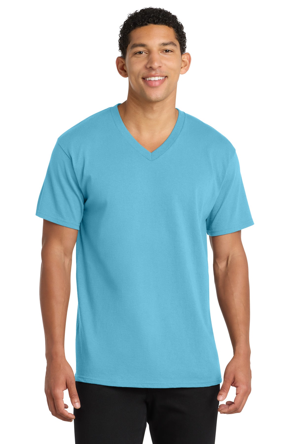 Port & Co™ Core Cotton V-Neck Tee