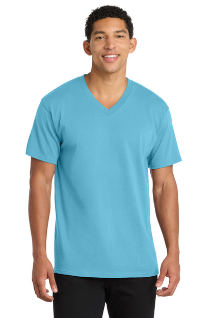 Port & Co™ Core Cotton V-Neck Tee