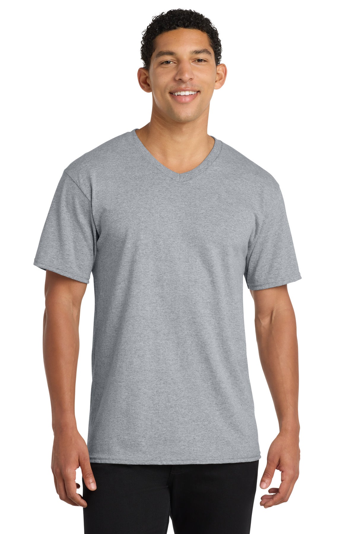 Port & Co™ Core Cotton V-Neck Tee