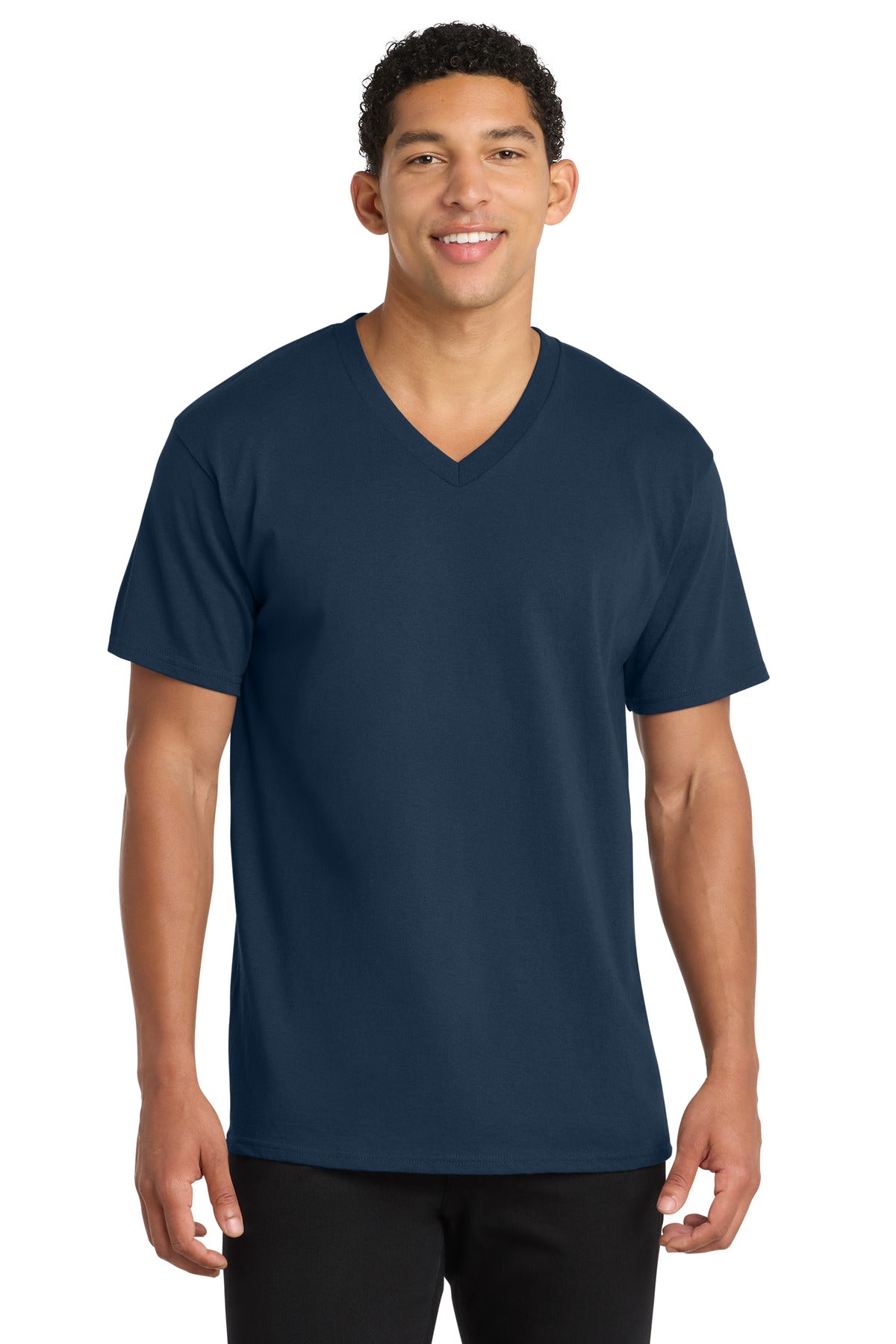 Port & Co™ Core Cotton V-Neck Tee