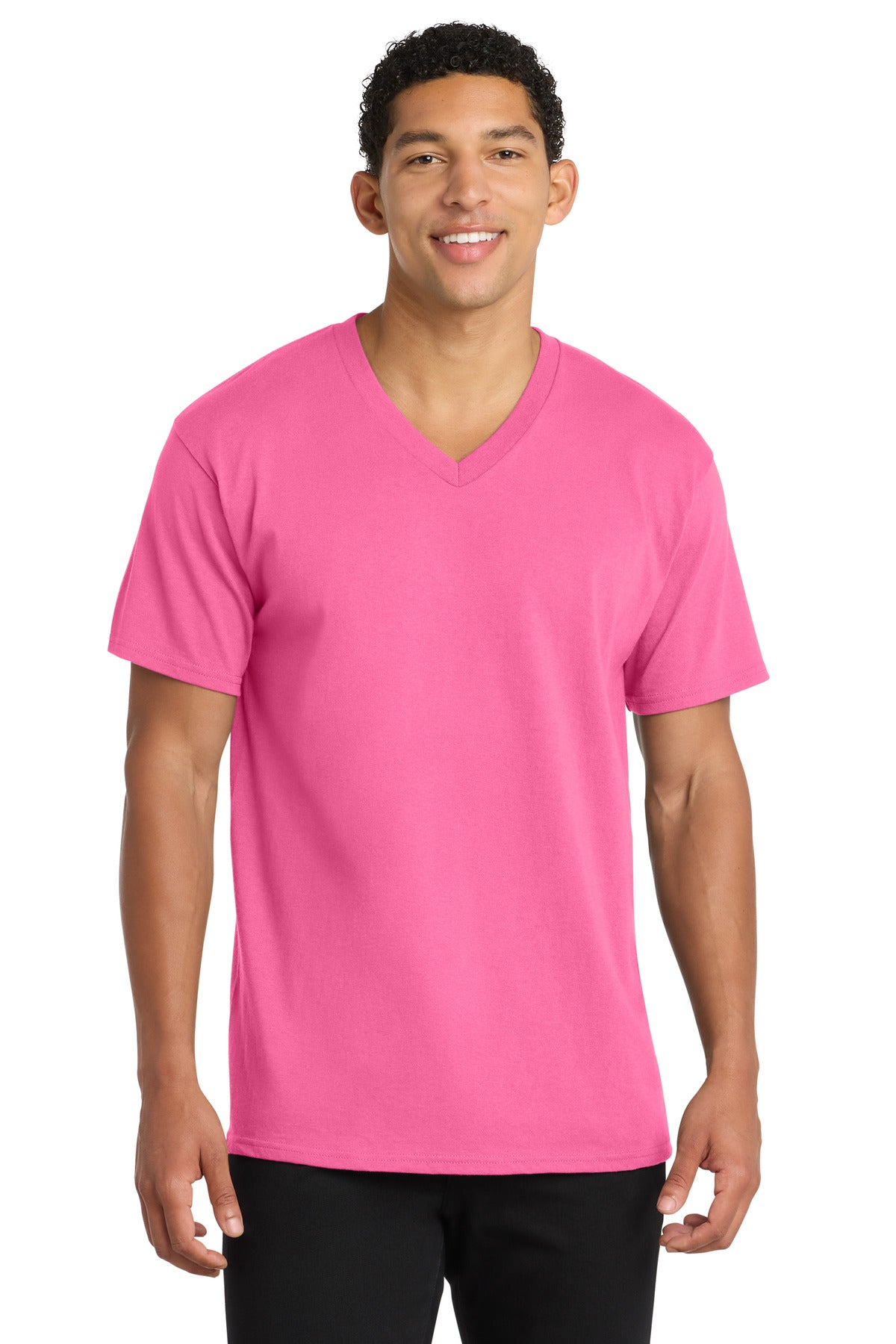 Port & Co™ Core Cotton V-Neck Tee