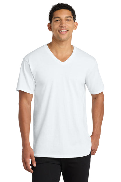 Port & Co™ Core Cotton V-Neck Tee