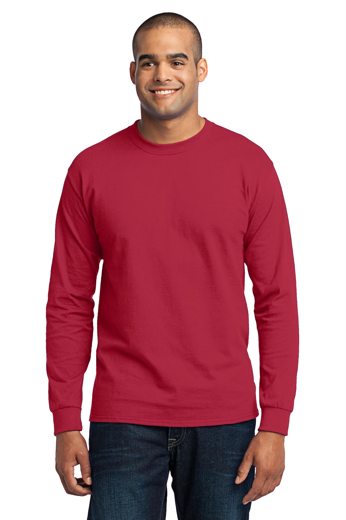 Port & Company? - Long Sleeve Core Blend Tee. PC55LS