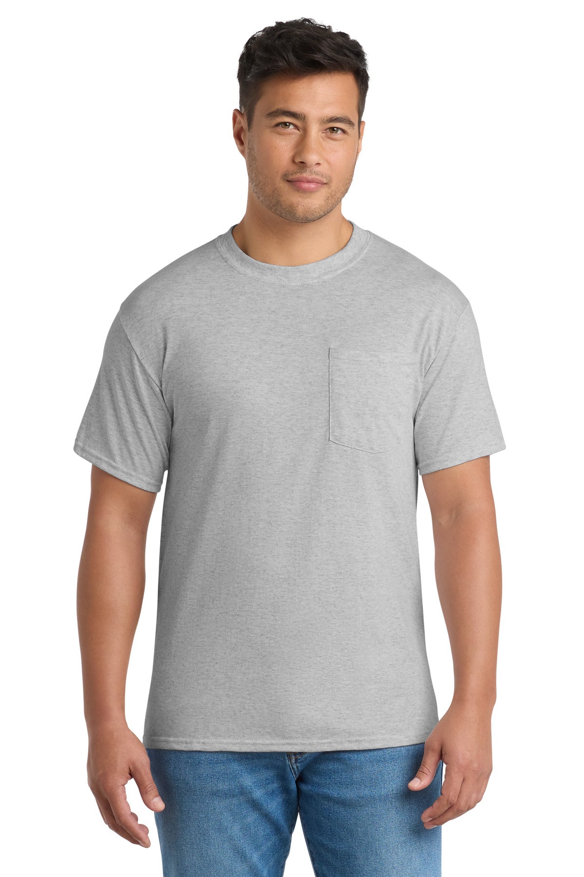 Port & Co™ Tall Core Blend Pocket Tee