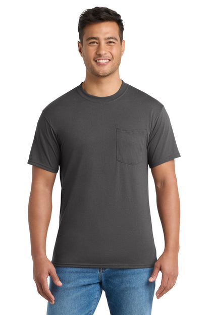 Port & Co™ Tall Core Blend Pocket Tee