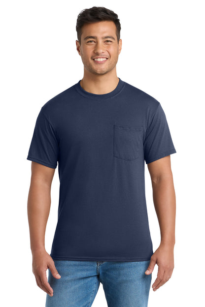 Port & Co™ Tall Core Blend Pocket Tee