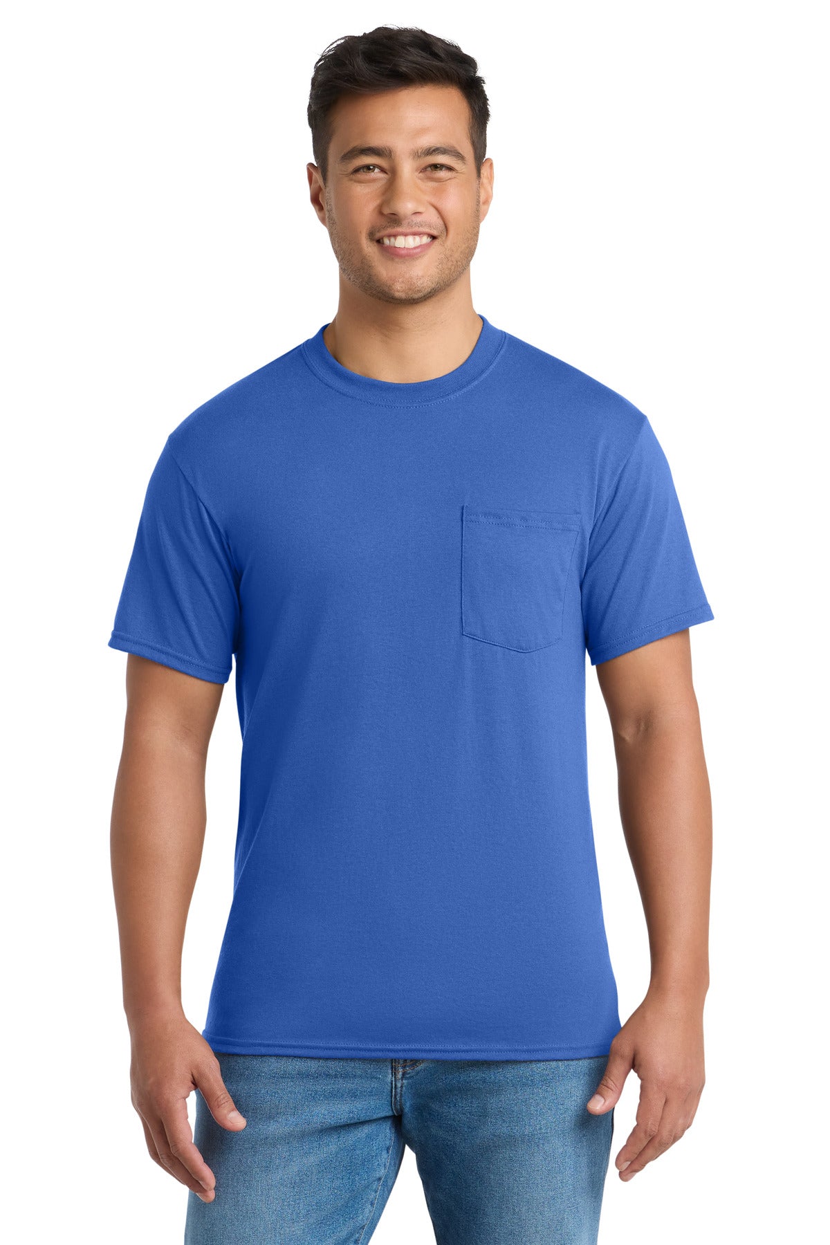 Port & Co™ Tall Core Blend Pocket Tee