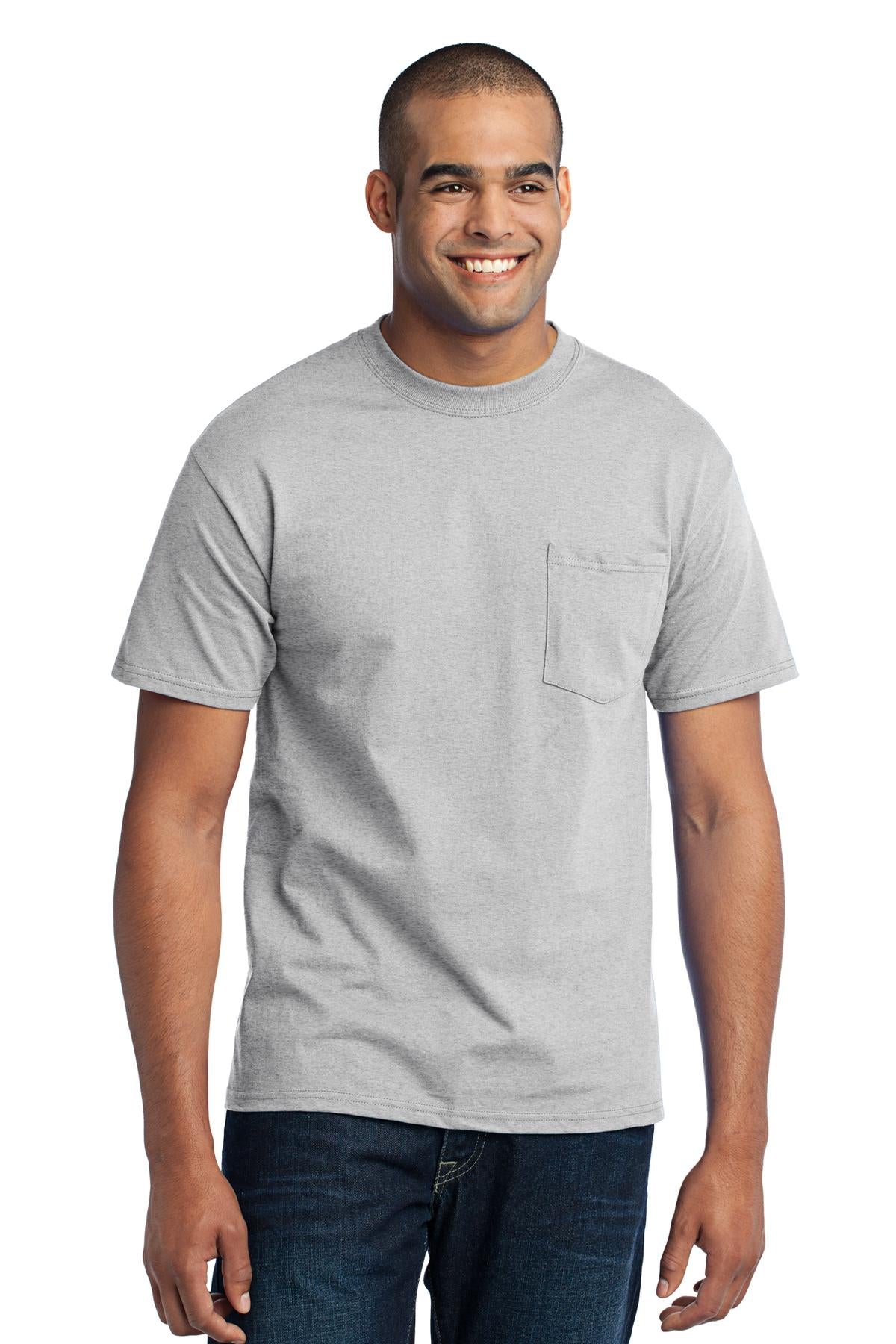 Port & Company? - Core Blend Pocket Tee. PC55P