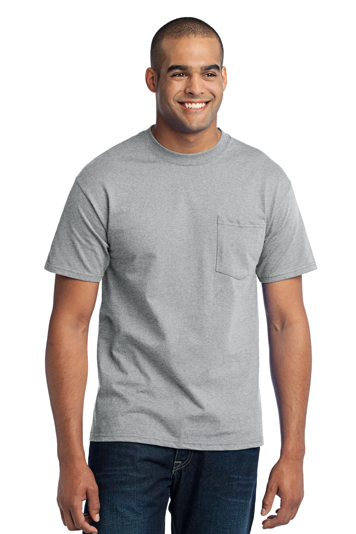 Port & Company? - Core Blend Pocket Tee. PC55P